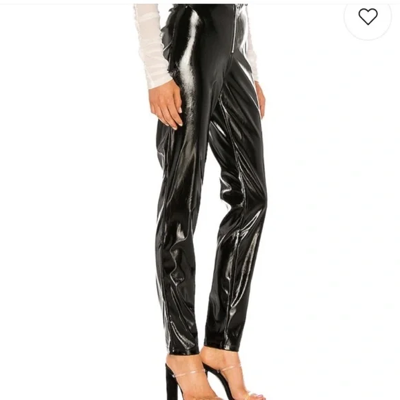 I.AM.GIA Nikole Black Faux Leather Pants Size: Large - Picture 16 of 16